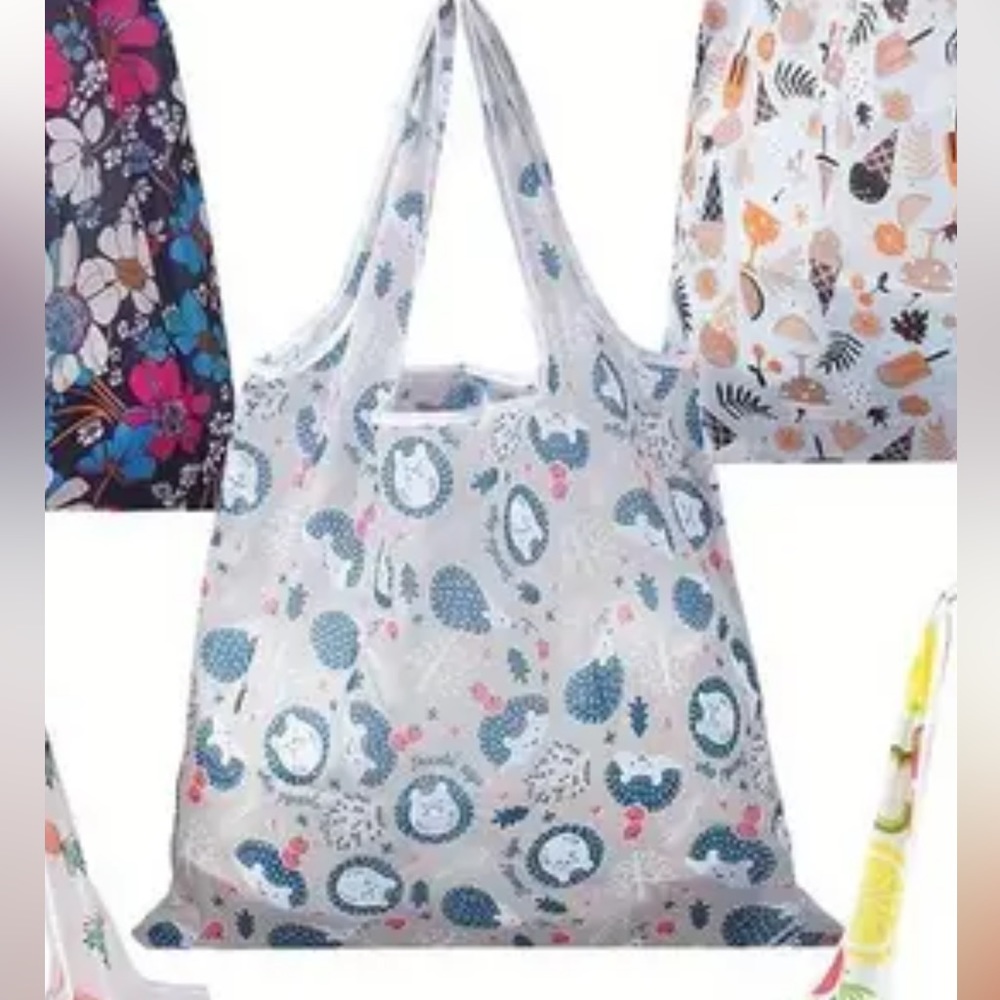 Hedgehog Print Reusable Bag
